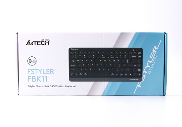 Фото - Клавіатура бездротова A4tech FBK11 Grey
