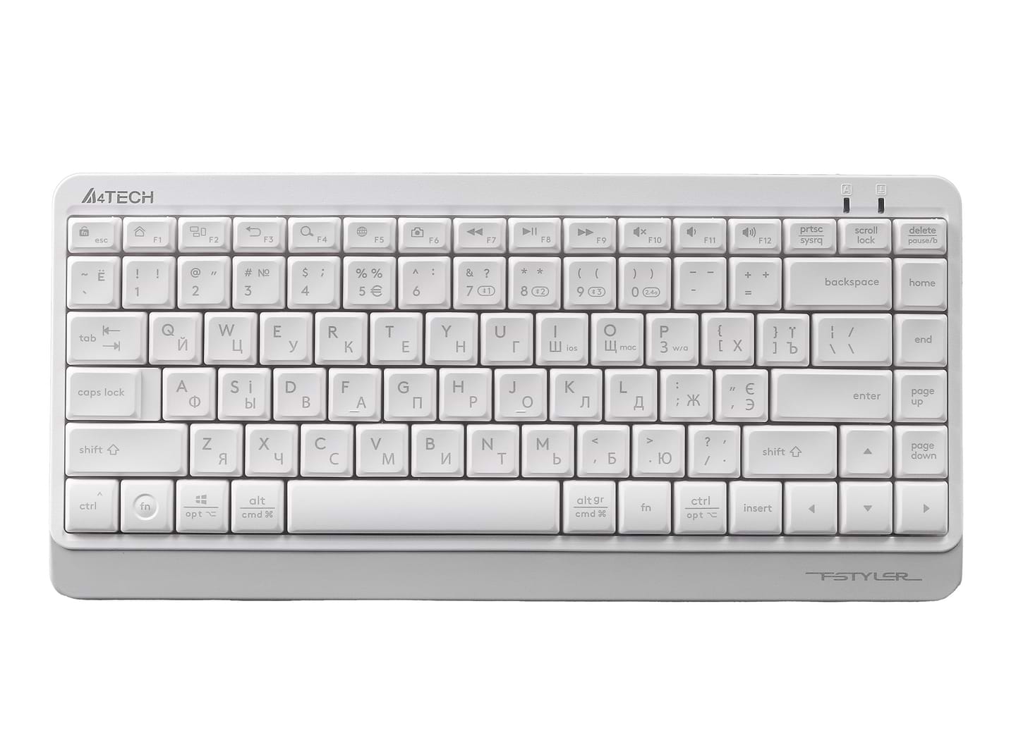 Клавиатура беспроводная A4tech FBK11 White - Фото 1