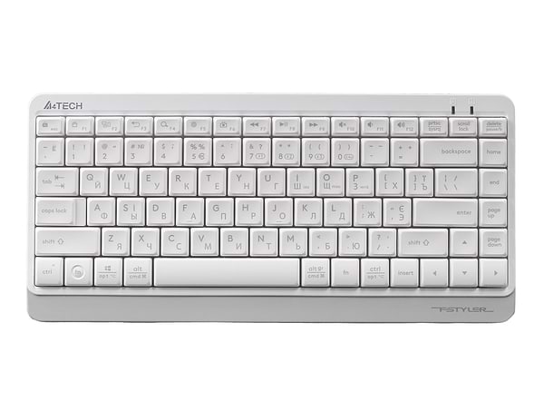 Фото - Клавіатура бездротова A4tech FBK11 White