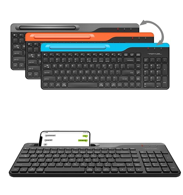 Фото - Клавіатура бездротова A4tech FBK25 Black