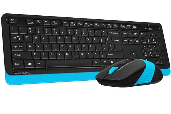 Фото - Уценка - Клавиатура+мышь беспроводная A4tech FG1010 (Blue)