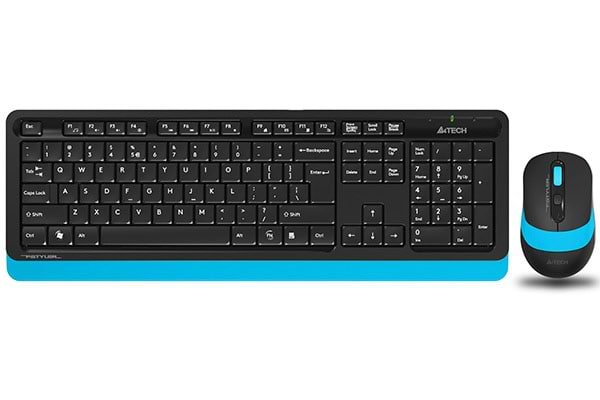 Фото - Уценка - Клавиатура+мышь беспроводная A4tech FG1010 (Blue)