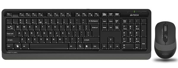 Фото - Клавіатура + миша бездротова A4tech FG1010S Grey
