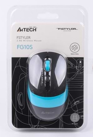Фото - Миша бездротова A4tech FG10s (Blue)