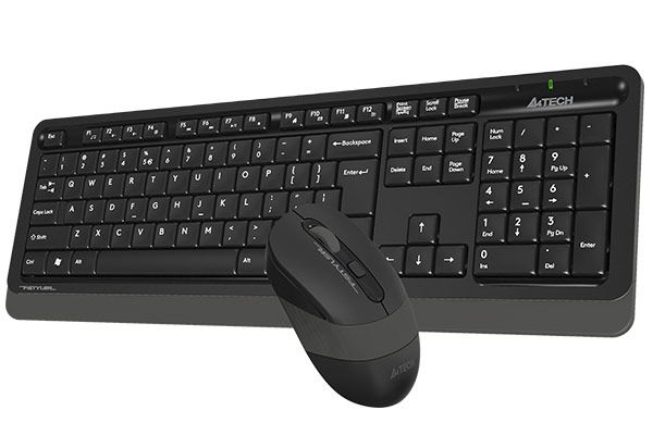 Фото - Клавіатура + миша бездротова A4tech FG1010S Grey