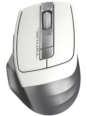 Миша бездротова A4tech FG35 (Silver-White) - Фото 1