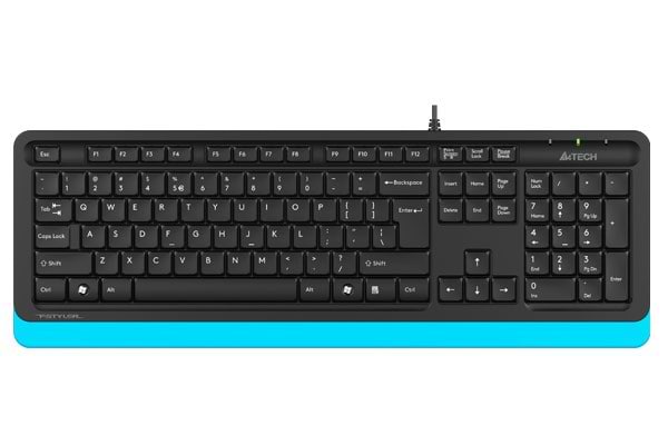 Фото - Клавіатура дротова A4tech FK10 (Blue)