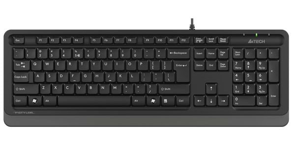Фото - Клавіатура дротова A4tech FK10 (Grey)