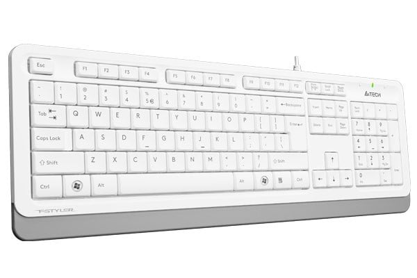 Фото - Клавіатура дротова A4tech FK10 (White)