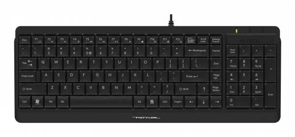 Клавіатура дротова A4tech FK15 (Black) - Фото 1