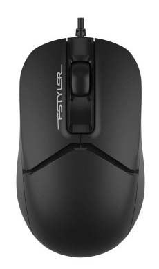 Миша дротова A4tech FM12 (Black) - Фото 1