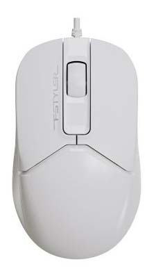 Миша дротова A4tech FM12 (White) - Фото 1