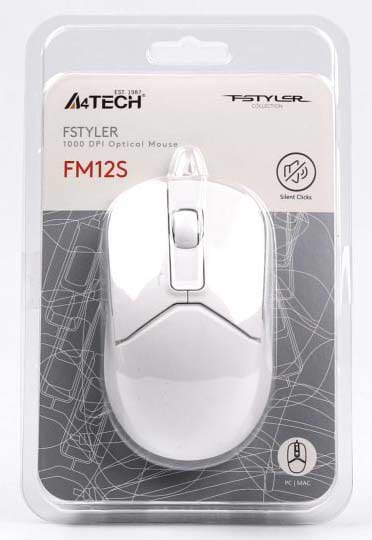 Фото - Миша дротова A4tech FM12S (White)