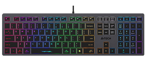 Фото - Клавіатура дротова A4tech FX60H USB Grey Neon backlit