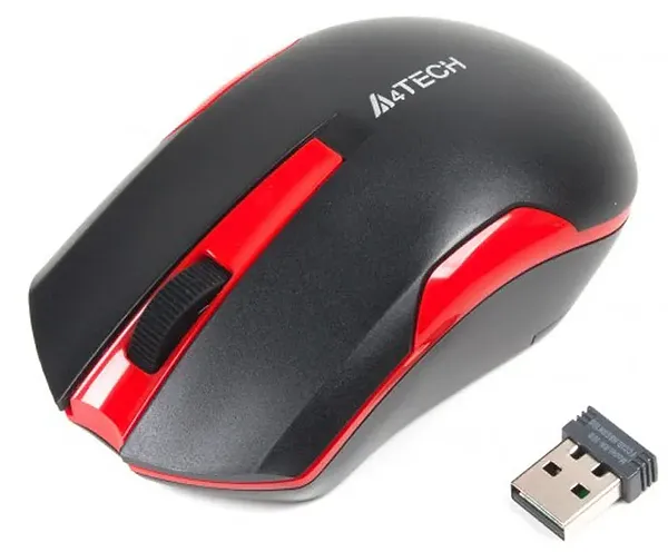 Фото - Миша бездротова A4tech G3-200N (Black+Red)