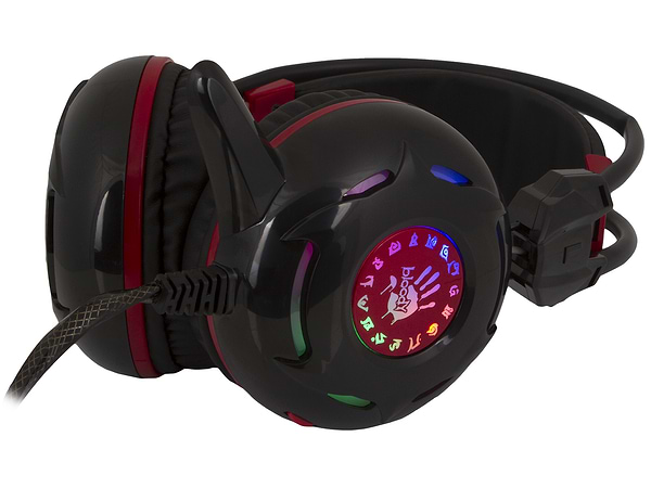 Фото - Уцінка - Гарнітура дротова ігрова Bloody G300 (Black+Red)
