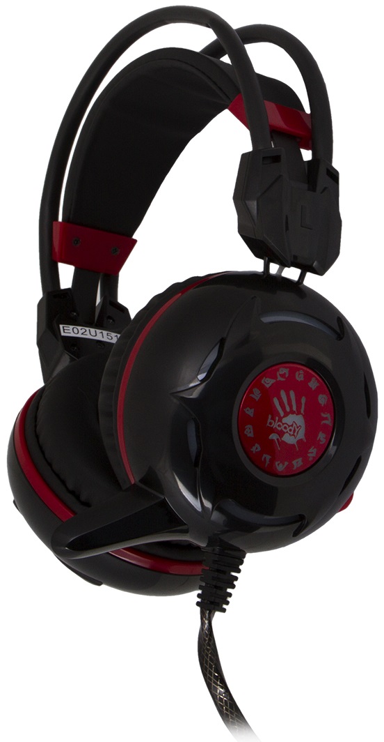 Фото - Уцінка - Гарнітура дротова ігрова Bloody G300 (Black+Red)