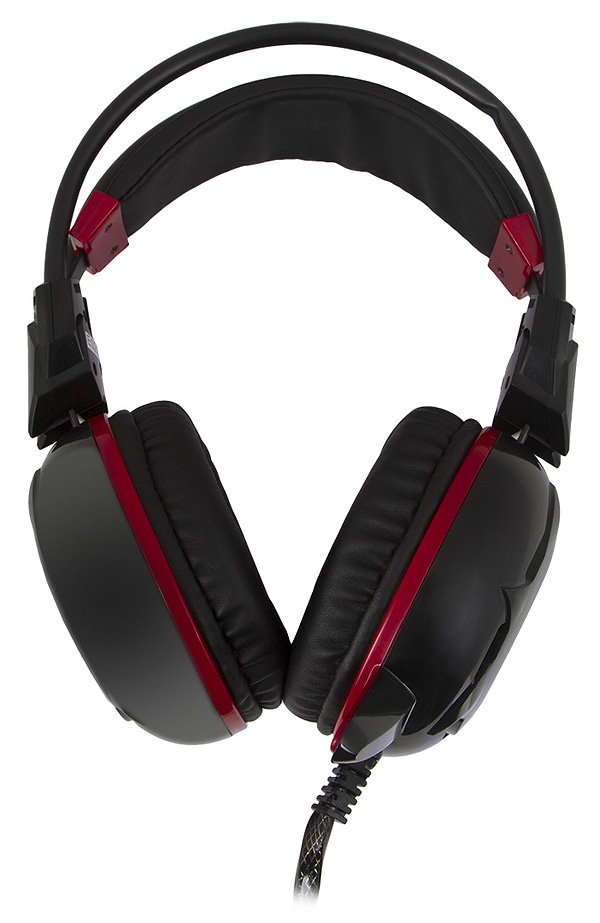 Фото - Уцінка - Гарнітура дротова ігрова Bloody G300 (Black+Red)