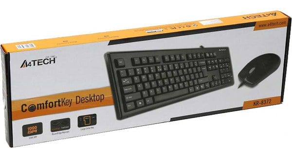 Фото - Клавиатура+мышь A4tech KR-8372 USB Black