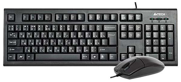 Фото - Клавиатура+мышь A4tech KR-8520D Black USB