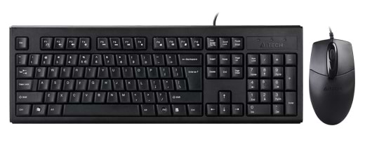 Фото - Клавіатура+миша A4tech KRS-8372 Black USB