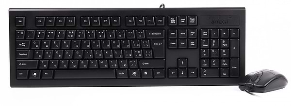Фото - Клавіатура+миша A4tech KRS-8520D Black