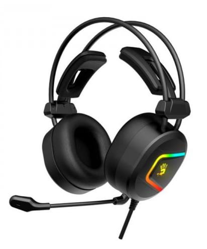 Гарнитура проводная игровая Bloody MC750 Black - Фото 1