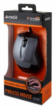 Фото - Миша дротова A4tech N-500F-1 Glossy Grey