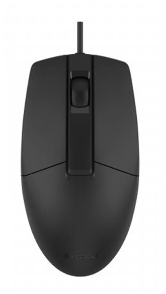 Миша дротова A4tech OP-330 USB (Black) - Фото 1
