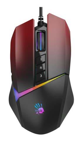 Миша дротова ігрова Bloody W60 Max (Gradient Red)