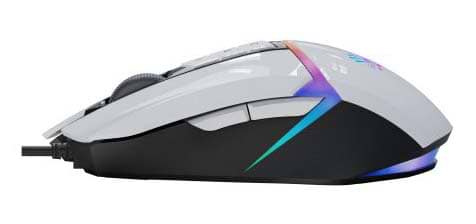 Фото - Мышь проводная игровая Bloody W60 Max (Panda White)