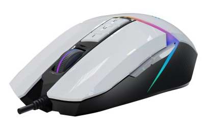 Фото - Мышь проводная игровая Bloody W60 Max (Panda White)