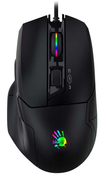 Фото - Мышь проводная игровая Bloody W70 Max (Stone Black)