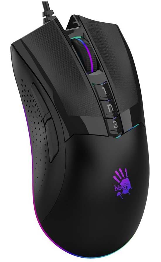 Фото - Миша дротова ігрова Bloody W90 Max Activated (Stone Black)