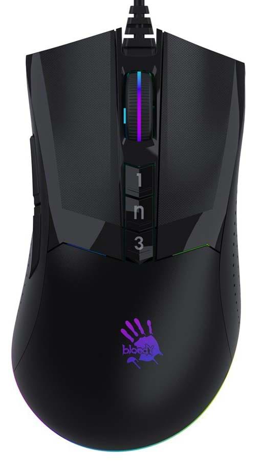 Фото - Миша дротова ігрова Bloody W90 Max Activated (Stone Black)