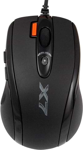 Мышь компьютерная A4tech X-710 MK USB (Black) - Фото 1
