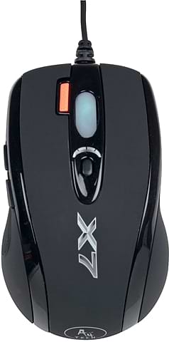 Мышь компьютерная A4tech X-710BK USB (Black) - Фото 1