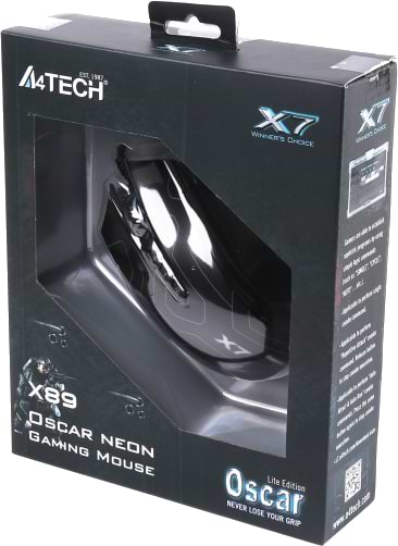 Фото - Мышь проводная игровая A4tech X89 (Black)