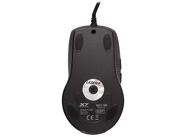 Фото - Миша дротова A4tech XL-750BK-B USB (Black)