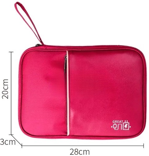 Фото - Органайзер для хранения кабелей Love You Home и планшета до 11'' Бордовый 28х20х3 см (59027)