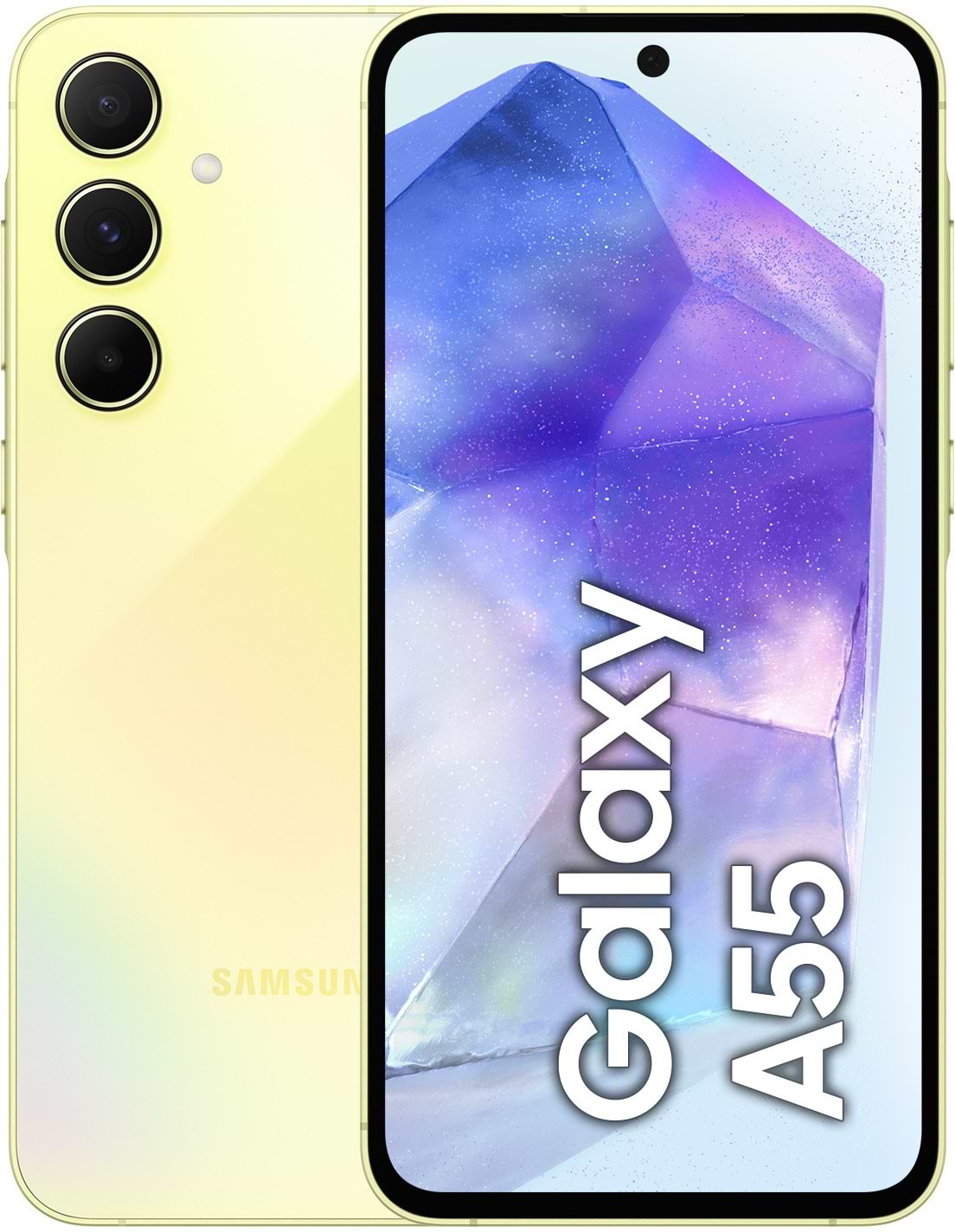 Смартфон Samsung Galaxy A55 5G 8/256Gb Awesome Lemon (SM-A556BZYCEUC) - Фото 1