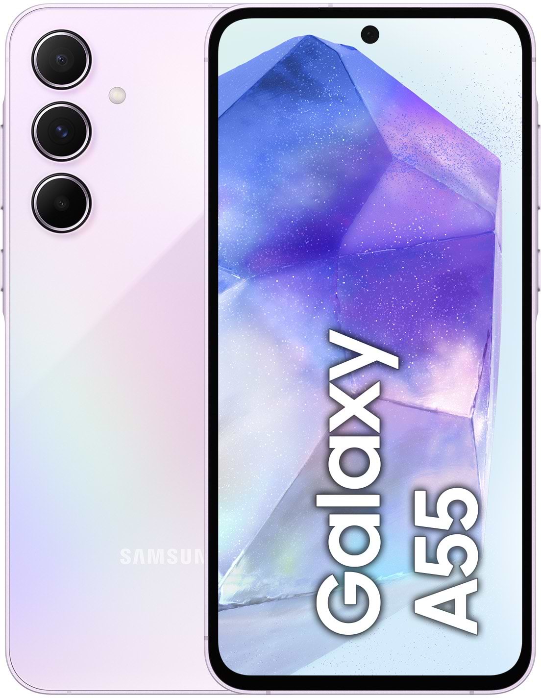 Смартфон Samsung Galaxy A55 5G 8/128Gb Awesome Lilac (SM-A556BLVAEUC) - Фото 1