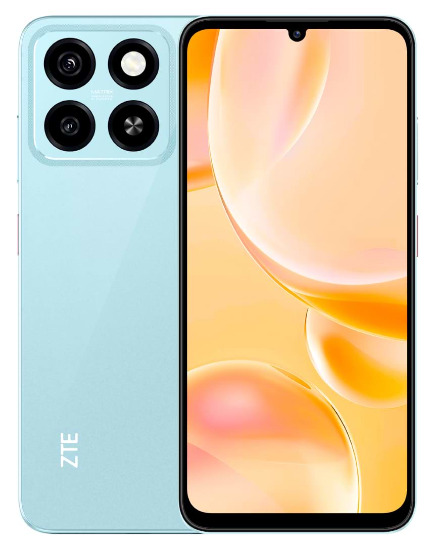 Смартфон ZTE Blade A55 4/128Gb Water Blue - Фото 1
