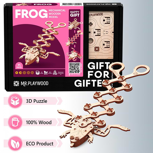 Фото - 3D пазли Mr.Playwood Жабеня механічне (10501)