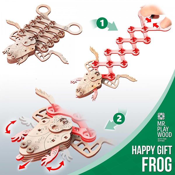 Фото - 3D пазли Mr.Playwood Жабеня механічне (10501)