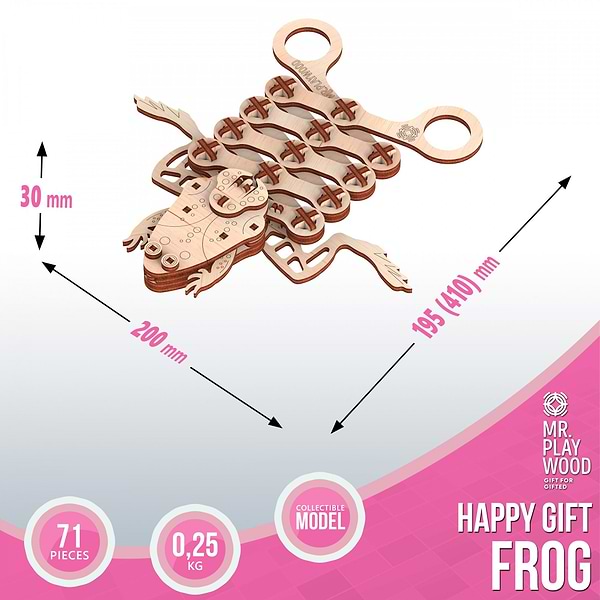 Фото - 3D пазли Mr.Playwood Жабеня механічне (10501)