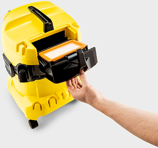 Фото - Пылесос для сухой уборки с мешком Karcher WD 4 V-20/5/22 (1.628-209.0)