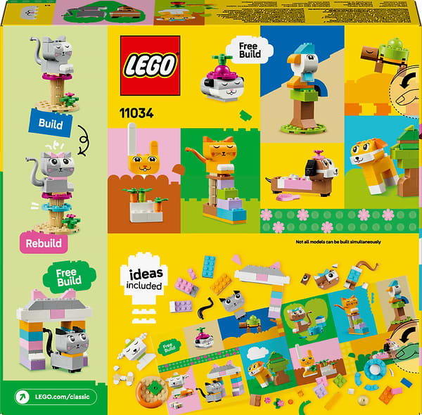 Фото - Конструктор LEGO Classic Творческие любимцы (11034)