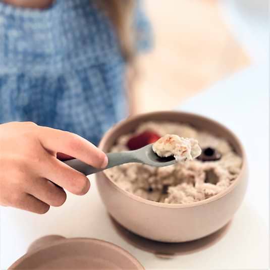 Фото - Тарілка для малюка MinikOiOi Bowly - Mineral Blue (101080003)