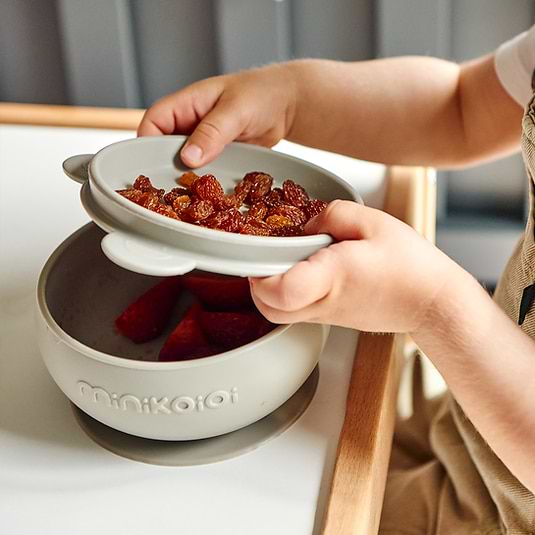 Фото - Тарілка для малюка MinikOiOi Bowly - Mineral Blue (101080003)